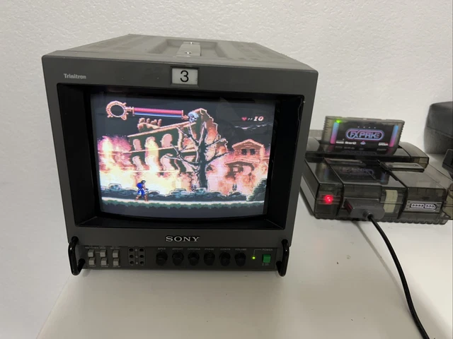 SONY TRINITON PVM-8041Q 8" Color Video Monitor WORKING