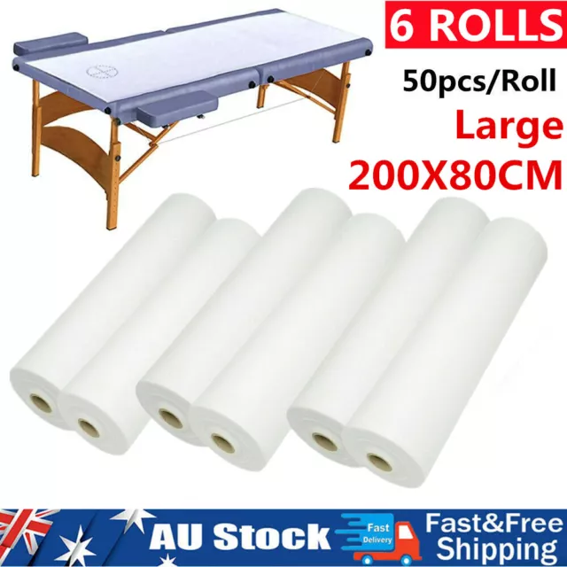 6 Rolls Disposable Beauty Bed Sheet SMS Non-woven Massage SPA Salon Table Cover