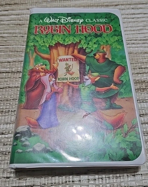 WALT DISNEY ROBIN Hood VHS Black Diamond £4.46 - PicClick UK