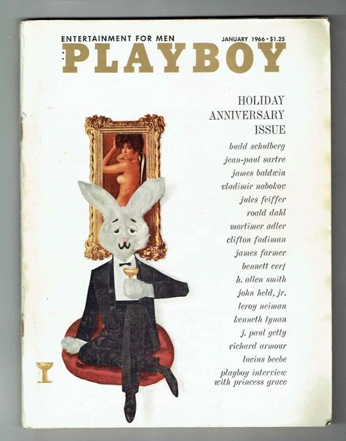 VINTAGE PLAYBOY MAGAZINE JANUARY 1966 Judy Tyler W/CENTREFOLD VERYGOOD