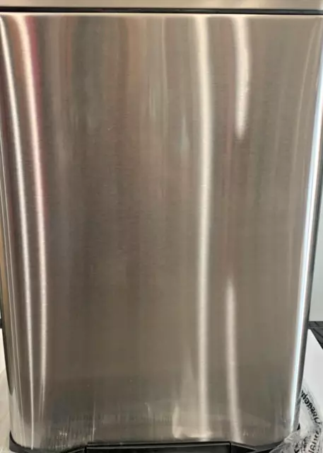 eko stainless steel recycle trash can