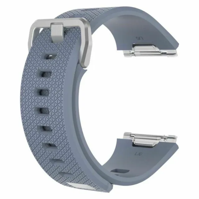 Replacement Silicone Rubber Classic Band Strap Wristband For Fitbit Ionic Watch 3