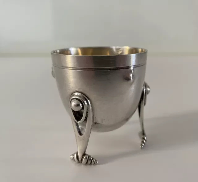 Seltener Eierbecher Art Deco Frankreich 950 Silber