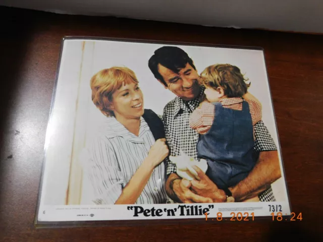 WALTER MATTHAU/CAROL BURNETT--MOVIE LOBBY CARDS FOR THE MOVIE "Pete 'n' Tillie"