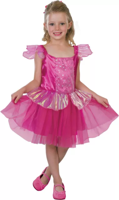 Kids Girls Fancy Dress Costume Pink Princess Storybook Fairytale World Book Day