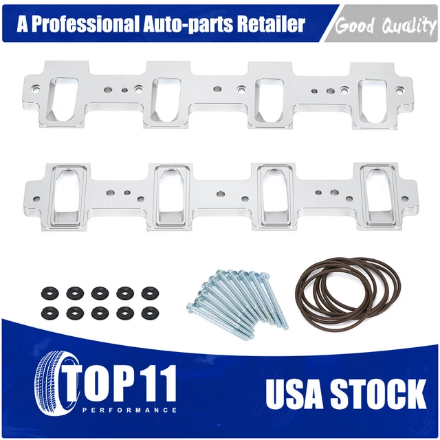 For LS Cathedral Port Cylinder Head Intake Manifold Adapters