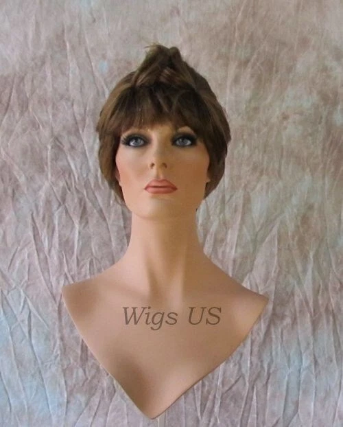 KILLER BEAUTY | Medium Brown Faux Hawk Mohawk Short Wig Tail | Forever Young