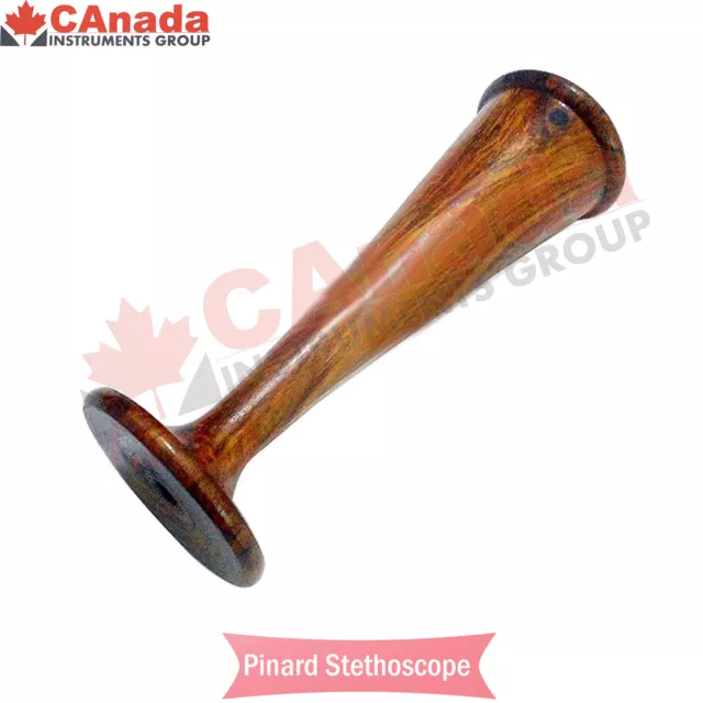 Pinard Stethoscope Horn Foetal Fetoscope Wood Medical Diagnostic Examination
