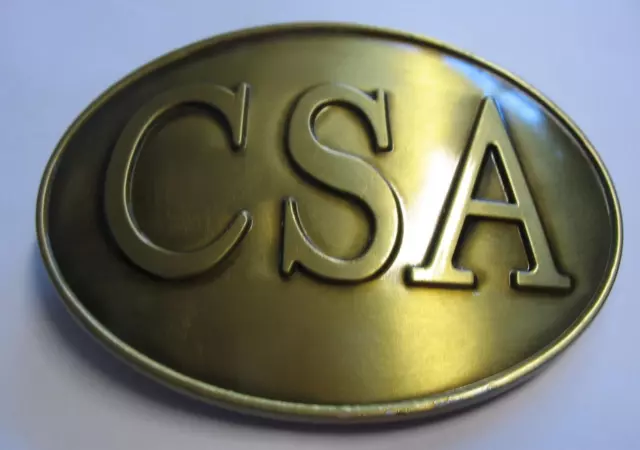 Gürtelschnalle Buckle CSA Rebel Südstaaten C.S.A. Konföderierte