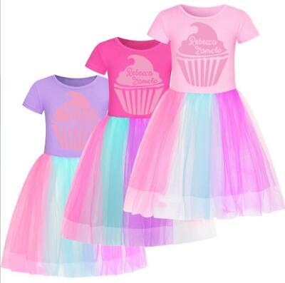 Rebecca Zamolo Princess Dress Girls Summer Beach Skirt Kids Party Birthday Dress