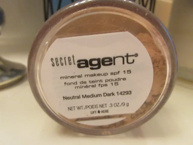 BeautiControl Secret Agent Mineral Makeup Spf 15-Neutral Medium Dark! 0.3 oz.