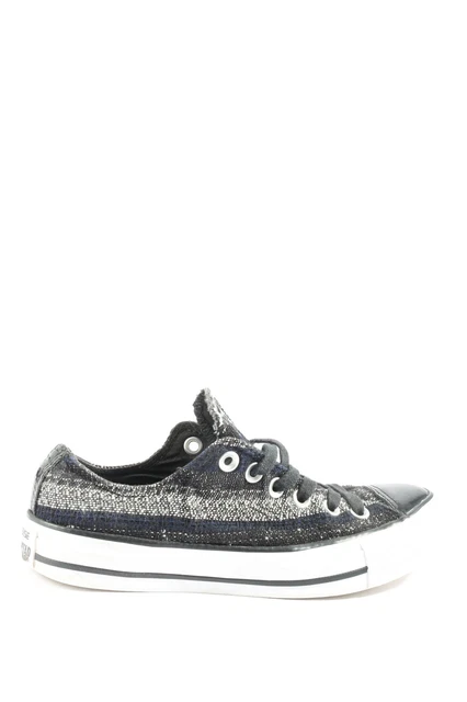 CONVERSE Basket à lacet Dames T 37 noir-blanc-bleu style décontracté