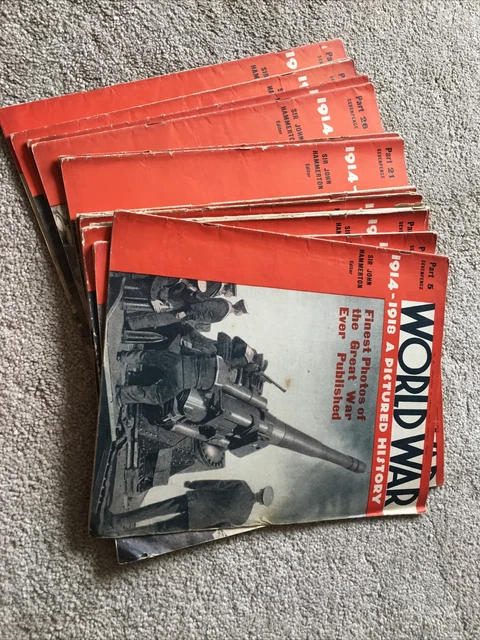 WORLD WAR 1914-1918 a pictured history Magazines £14.00 - PicClick UK