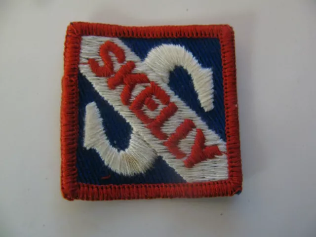 Vintage  Skelly  Oil Gas Gasoline  Embroidered Patch Nos New Old Stock Free Ship