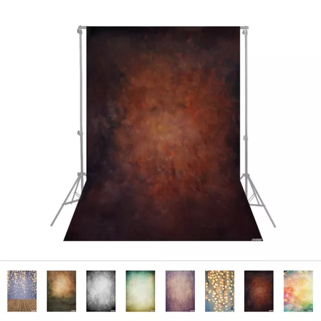 Andoer 1.5x2.1m Photography Background Brown Retro Wall Backdrop for Studio