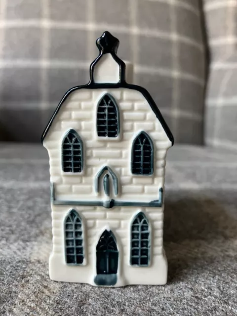 KLM Bols Blue Delft Miniature House - No 7 Amsterdam