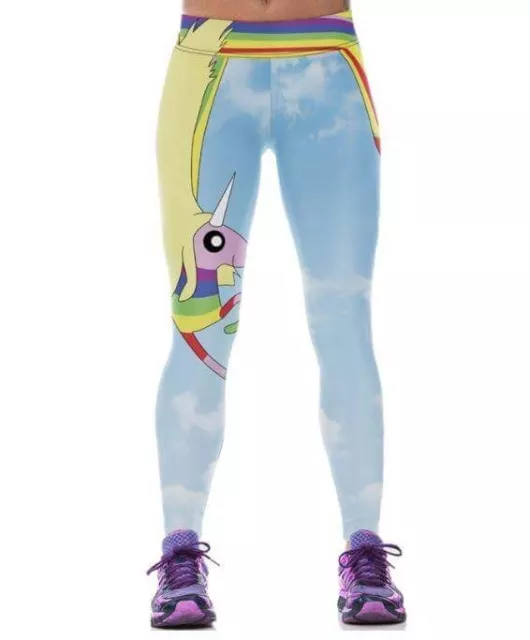 Adventure Time Light Leggings size S new in a bag