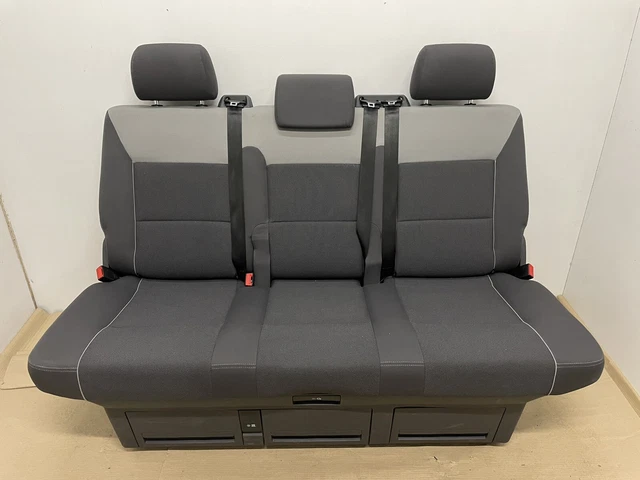 Tappeti Per Gradini D'ingresso Adatti Per VW T5 T6 T6.1 Multivan Caravelle California Transporter Grigio Mélange (per Modello Con 2 Ante Scorrevoli - Foto 8