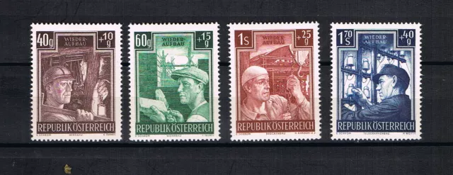 Osterreich 1951 Satz 960/63 Wiederaufbau schon postfrisch