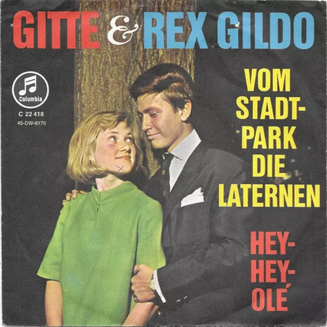 Gitte & Rex Gildo: Vom Stadtpark die Laternen (1963) Porto-Flat!