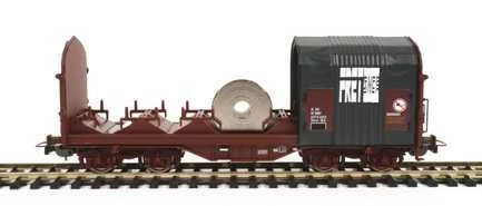 PIKO WAGON COUVERT court service de la voie V 96626 NEUF