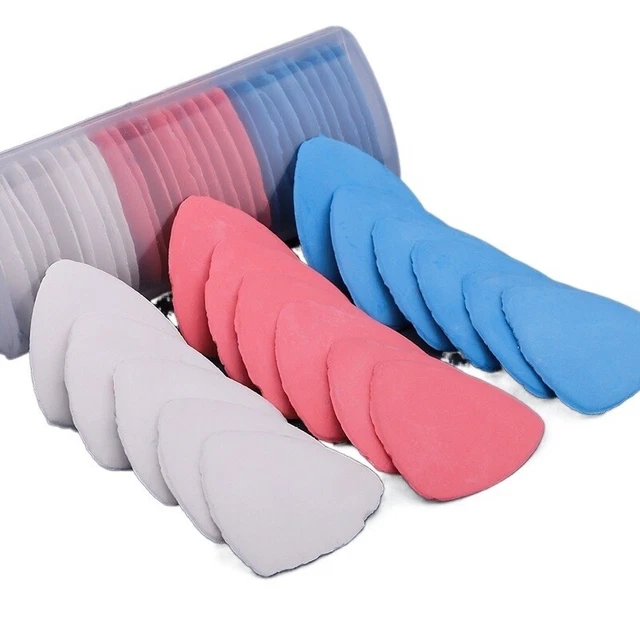 Tiza profesional sastre en forma de triángulo 4 colores diferentes transparente pla