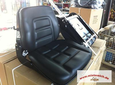 Schleppersitz RM30 gefedert Traktorsitz Fahrersitz Bagger Traktor Stapler Sitz 