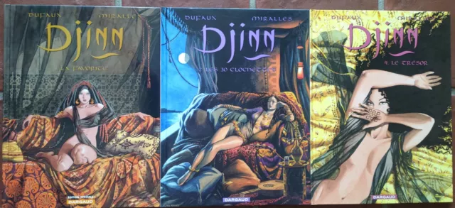 MIRALLES & DUFAUX - DJINN T.1,2 ET 4 - Edition originale