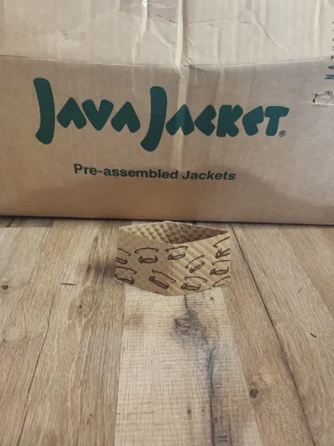 Pack Of 1300 Cup Sleeve Kraft Java Jackets