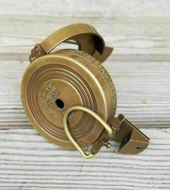 Antique Compass Military Prismatic Pocket Marine Solid Gift British Solid Brass Antique Compass Military Prismatic Pocket Marine Solid Gift British Solid Brass