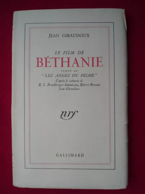 CINEMA. Le Film de BETHANIE par Jean Giraudoux