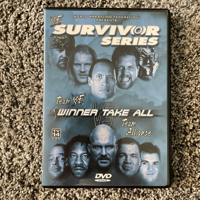 WWF SURVIVOR SERIES 2001 Winner Take All DVD The Rock Stone Cold