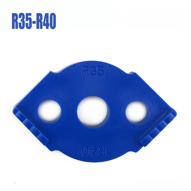 Localizadores ángulo R plantillas dispositivo 8 tipos 80 mm x 80 mm R35 R40