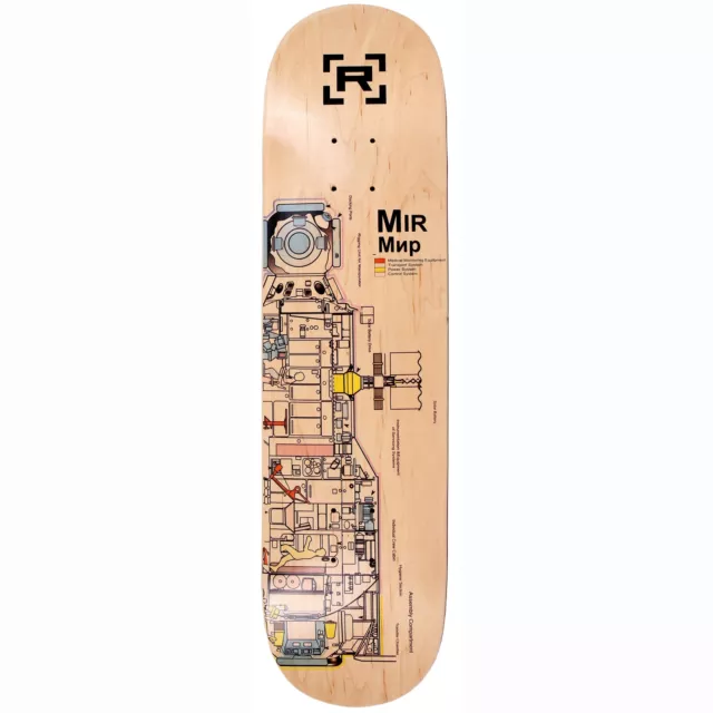 Rampage MIR Schematic Skateboard Deck