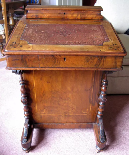 Victorian Antique Davenport desk