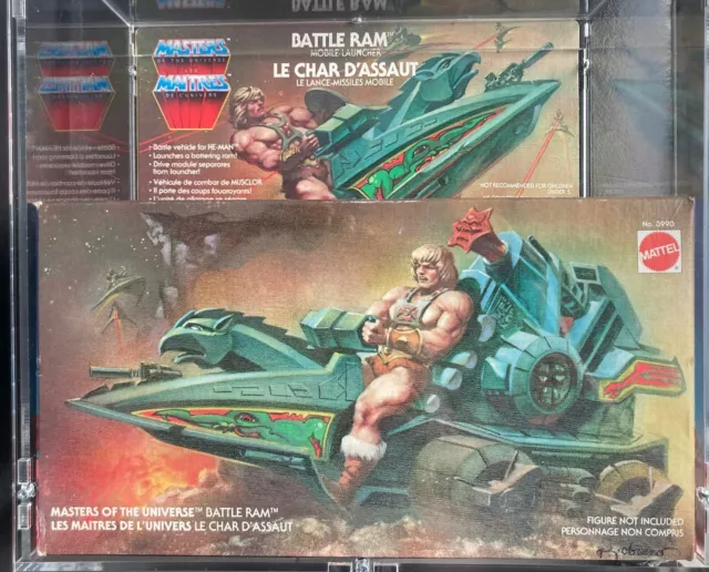 Masters of the Universe MOTU Maîtres de l'Univers MATTEL Battle Ram MISB MINT