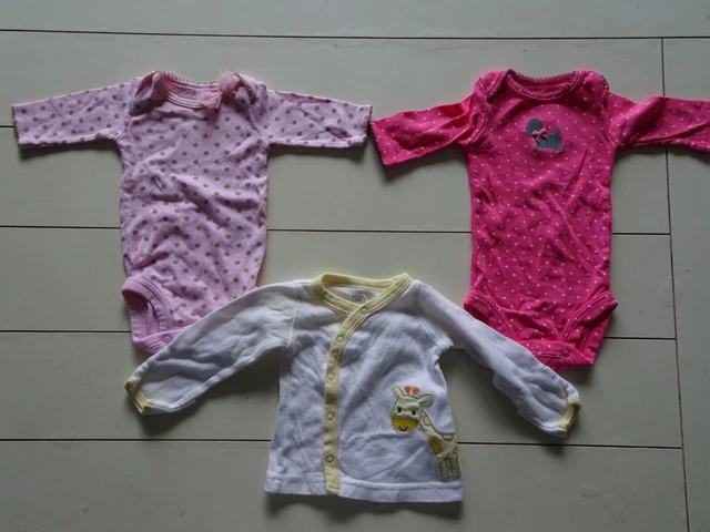 Infant Baby Girl, 16 pieces spring summer lot NEWBORN, Carters Gymboree Gerber 3