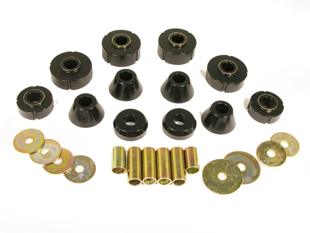 Prothane 7-101-Bl Body Mount&Core Support Bushings 67-72 Chevy C-10 Std Cab-12Pc