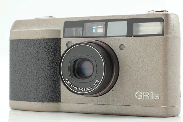 LCD WORKS! [NEAR MINT] Ricoh GR1s Silver Point & Shoot 35mm Film Camera JAPAN