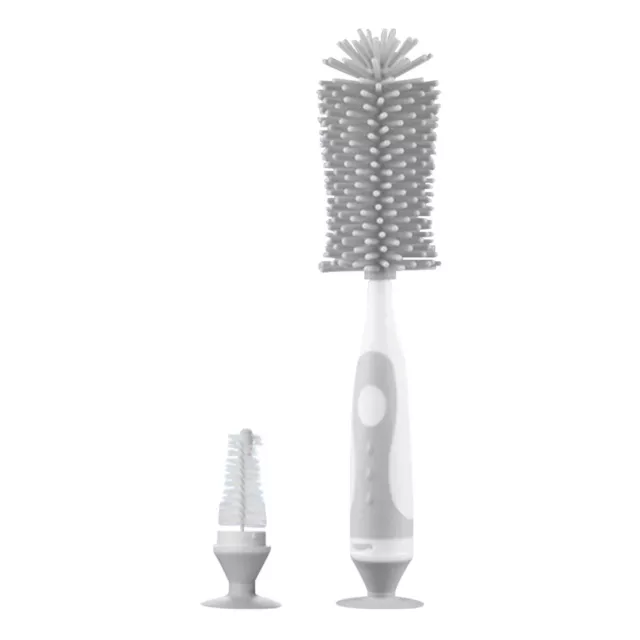 2 in 1 Silicone Bottle Brush  Bottle Cleaner  Brush Detachable V1K0