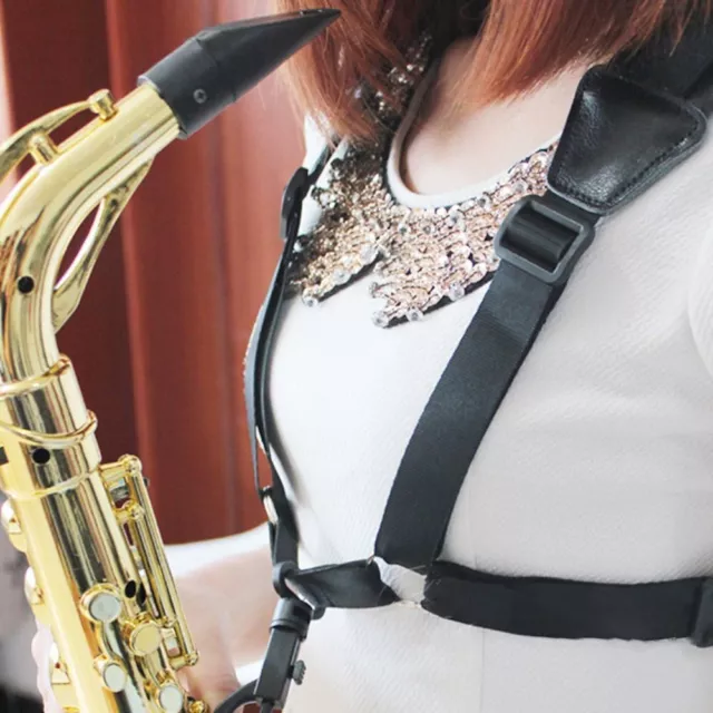 Saxophone Sax Strao Harness Shoulder for Alto/Tenor/Soprano Nylon Strap Belt