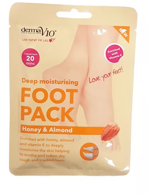 Derma V10 Chaussette Masque Peeling Pied Bébé Doux Pieds Enlève Peau Morte Packs