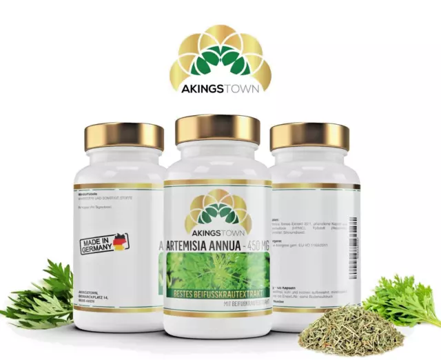 4 x 125 Akingstown Artemisia annua Kapseln Extrakt Made in DE 450 mg - 30:1 TCM*