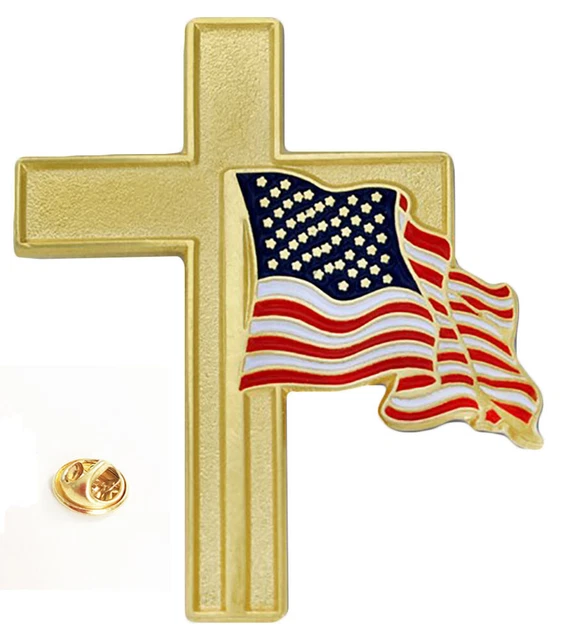 Broche Double Drapeau Australie Et USA – Émail Et Or Jaune | Épingle Revers Patriotique Cadeau PN9