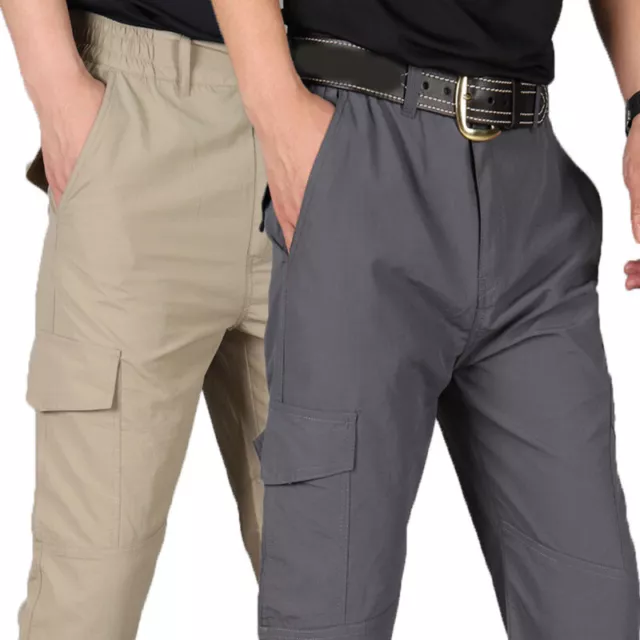 Pantalones De Trabajo De Combate Tipo Cargo Para Hombre Pantalón Chino De <