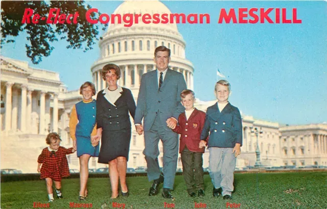 THOMAS TOM MESKILL Congress CONGRESSMAN Political CT CONNECTICUT Postcard