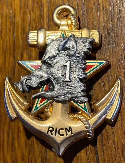 INSIGNE DRAGO 1ER ESCADRON D INFANTERIE CHARS DE MARINE PUC 10 insigne-drago-1er-escadron-d-infanterie-chars-de-marine-puc-10