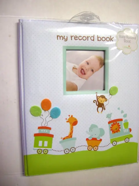 Baby Record/Memory Book By Lil Peach, Blue Color, Boy, Jungle Theme, Brand New