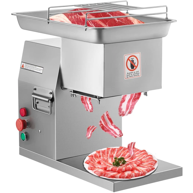 VEVOR MEAT CUTTING Machine 250KG Commercial Meat Cutter Slicer with 3mm