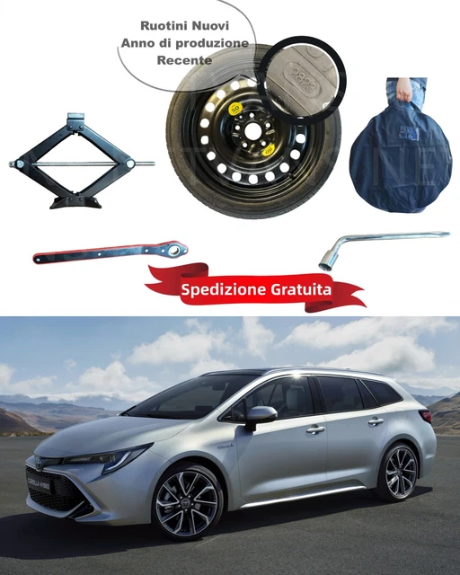 ROUE DE SECOURS galette 17" pour Toyota Corolla avec kit 125/70R17 EUR 186,99 PicClick FR